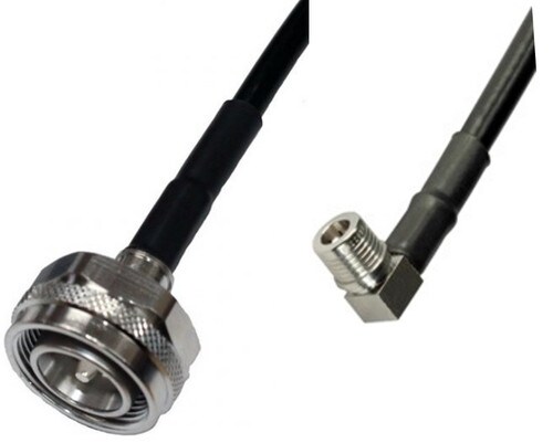 RFI Cable Lead Right Angle QMA(M)