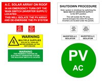 AC Solar Label Kit